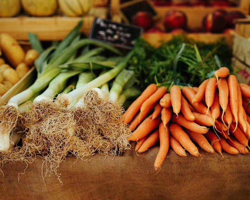 Fresh vegetables and produce